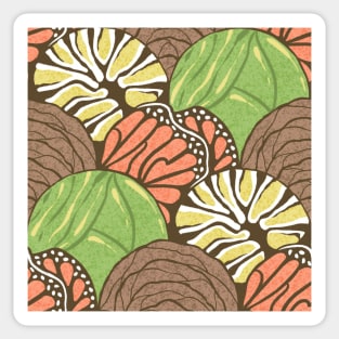 Butterfly Metamorphosis pattern Sticker